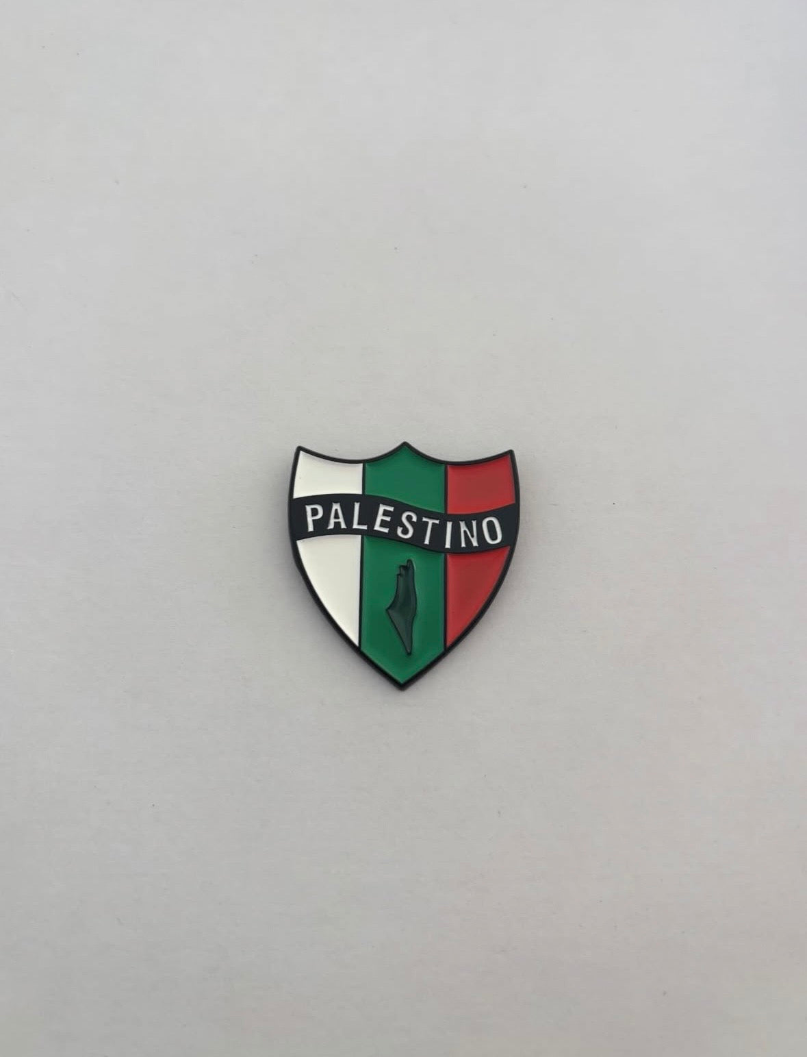 Pin Palestino escudo (detalle de tierra palestina)