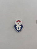 Pin Universidad de chile escudo encapuchado (diseño blanco)