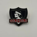 Pin Colo-Colo escudo negro y rojo