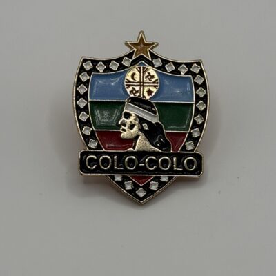 Pin Colo-Colo escudo tipo mapuche